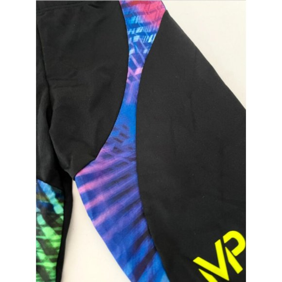 NWT Michael Phelps MP Florida Jammer Bright Aqua Mens Swimsuit Size 30 Waist - Picture 2 of 4